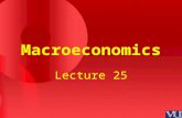 Macroeconomics Lecture 25. Review of the previous Lecture Economic Fluctuation –Long Run vs Short Run –Model of Aggregate Demand and Supply.