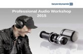 Professional Audio Workshop 2015. TG 1000 Ready to Rock.