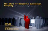 The ABC’s of Nonprofit Succession Planning Fostering A Culture Of Leadership Continuity To Advance Your Mission Sharon Howe Kari Dasher The Third Sector.
