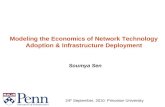 Modeling the Economics of Network Technology Adoption & Infrastructure Deployment Soumya Sen 24 th September, 2010. Princeton University.