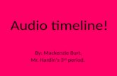 Audio timeline! By: Mackenzie Burt. Mr. Hardin's 3 rd period.