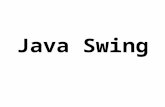 Java Swing. The origins of the Swing The AWT components use native code resources and referred to as heavyweight. The native use of peers led to several.