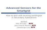Advanced Sensors for the Smartgrid How to deal with existing switchgear in Secondary Substations Authors: Aitor Arzuaga Jose Antonio Moreno Covadonga Coca.
