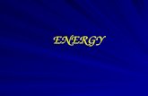 ENERGY. A. Kinetic Energy (KE) 1. Energy in the form of motion. 2. Energy Depends On: a. Mass of the object. b. Velocity of the object.
