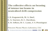 The Heavy Ion Fusion Science Virtual National Laboratory The collective effects on focusing of intense ion beams in neutralized drift compression I. D.