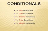 ►The Zero Conditional ►The First Conditional ►The Second Conditional ►The Third Conditional ►The Mixed Conditionals.