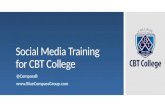 Social Media Training for CBT College @CompassB .