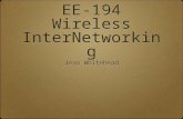 EE-194 Wireless InterNetworking Jean Whitehead. Project #2 Goal: Develop a multi-player game for deployment on mobile devices. Mobile devices, very small.