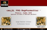 Slide#: 1© GPS Financial Services 2008-2009Revised 04/12/2009 cms 2 GL FRG-RepFormatter ™ Price: Call $$$ (generous discounts on multiple purchase) Cougar.