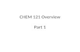 CHEM 121 Overview Part 1. MATTER CLASSIFICATION SUMMARY.