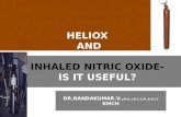 HELIOXAND DR.NANDAKUMAR.V., M.D.,I.D.C.C.M.,E.D.I.C KMCH INHALED NITRIC OXIDE- IS IT USEFUL?