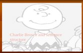 Charlie Brown and sentence structure. Independent clause Snoopy thinks he is a WW2 Flying Ace. Independent clauses stand alone.