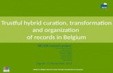 BRAIN-be (Belgian Research Action through Interdisciplinary Networks) Trustful hybrid curation, transformation and organization of records in Belgium HECTOR.
