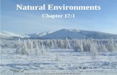 Chapter 17:1 Natural Environments [Image source: