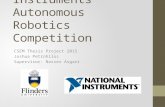 National Instruments Autonomous Robotics Competition CSEM Thesis Project 2015 Joshua Petrohilos Supervisor: Nasser Asgari.