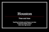 Houston Then and Now Teaching Continuity and Change-over-time Created by Debbie Owens Klein Oak High School.