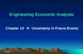 12/20/2015rd1 Engineering Economic Analysis Chapter 10  Uncertainty in Future Events.