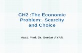 CH2 : The Economic Problem: Scarcity and Choice Asst. Prof. Dr. Serdar AYAN.