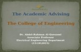 Dr. Abdel-Rahman Al-Qawasmi Associate Professor Electrical Engineering Department (15\10\2015)