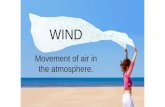 WIND Movement of air in the atmosphere.. Remember Convection Principles Solar energy strikes the _____________________, heating the air, land and water.