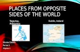 PLACES FROM OPPOSITE SIDES OF THE WORLD Nicolas Zaballa Period 3 Filipino-1 Tagaytay, PhilippinesDublin, Ireland.