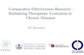 Comparative Effectiveness Research : Rethinking Therapeutic Evaluation in Chronic Diseases Ph Ravaud.