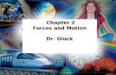 Chapter 2 Forces and Motion Dr. Gluck. Forces and Motion Laws of Motion 2.1 Newton's First Law 2.2 Acceleration and Newton's Second Law 2.3 Gravity and.
