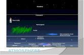 Earth’s Unique Atmosphere 1. Magnetic Field: a layer of electrical charges that protects Earth from solar winds and cosmic rays Caused by: the liquid.