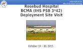Rosebud Hospital BCMA (IHS PSB 3*42) Deployment Site Visit October 19 – 30, 2015.