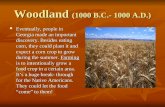 Woodland (1000 B.C.- 1000 A.D.) Eventually, people in Georgia made an important discovery. Besides eating corn, they could plant it and expect a corn crop.