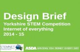 Design Brief Yorkshire STEM Competition Internet of everything 2014 - 15.