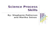 Science Process Skills By: Stephanie Patterson and Martha Seixas.