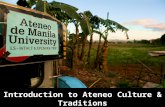 Introduction to Ateneo Culture & Traditions Updates – First Semester SY1314.