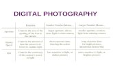 DIGITAL PHOTOGRAPHY. THE EXPOSURE TRIANGLE ISO International Standards Organization What is ISO? In traditional (film) photography ISO (or ASA) was the.
