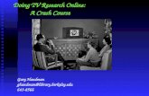 Gary Handman ghandman@library.berkeley.edu 643-8566 Doing TV Research Online: A Crash Course.