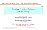 © Leong Hon Wai, 2003-2005 (Problem Solving) Page 1 Problem Solving thru Programming @ HCJC Creative Problem Solving in Computing Leong Hon Wai Department.