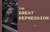 THE GREAT DEPRESSION A247.3.12. THE GREAT CRASH GUIDING QUESTION What caused the Great Depression? the federal government during the 1920s?