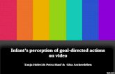 Infant’s perception of goal-directed actions on video Tanja Hofer1& Petra Hauf & Gisa Aschersleben.