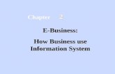 2 2 E-Business: How Business use Information System Chapter.