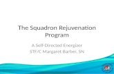 The Squadron Rejuvenation Program A Self-Directed Energizer STF/C Margaret Barber, SN.
