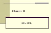 Chapter 11 SQL DML. Retrieval Queries in SQL SQL has one basic statement for retrieving information from a database; the SELECT statement This is not.