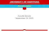 Provost’s Update Faculty Senate September 15, 2015.