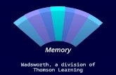 Memory Wadsworth, a division of Thomson Learning.