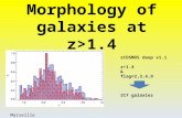 Morphology of galaxies at z>1.4 Marseille June 10 th, 2009 zCOSMOS deep v1.1 z>1.4 & flag=2,3,4,9 317 galaxies.