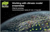 Working with climate model ensembles PRECIS workshop Tanzania Meteorological Agency, 29 th June – 3 rd July 2015.