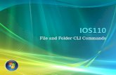 File and Folder CLI Commands 12/24/20151. Agenda Overview of OS functions and the SHELL Internal v External Commands Command History Making & Modifying.