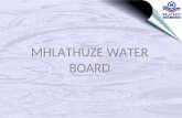 MHLATHUZE WATER BOARD 1. GRAPHICAL AREA OF SUPPLY 2.