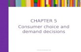 CHAPTER 5 Consumer choice and demand decisions ©McGraw-Hill Education, 2014.