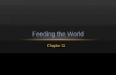 Chapter 11 FEEDING THE WORLD. HUMAN NUTRITION ~24,000 starve each day; 8.8 million each year ~1 billion lack access to adequate food supply Population.