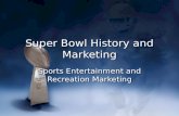 Super Bowl History and Marketing Sports Entertainment and Recreation Marketing.